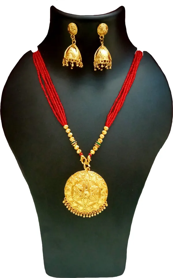 Assamese_Traditional_Golden_Japi_Jewellery_Set_For_Women